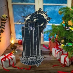 Christmas Die Hard Advent Calendar 2025 | Hans Gruber Advent Calendar | Wooden Advent Calendar | Christmas Countdown Advent Calendars | Funny Gifts Unique the Offices Advent Calendar