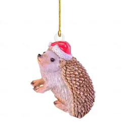 Christmas Little Animal Squirrel Hedgehog 2D Acrylic Pendant Christmas Tree Car Decoration Xmas Home Decoration