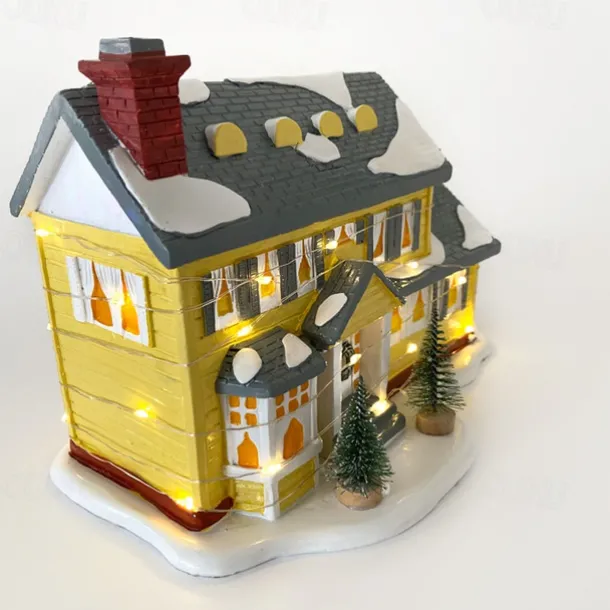 Christmas National Lampoon Resin Figurine Vacation Holiday House Hand-Painted Village Display Gift Christmas Home Deoration Xmas Gift