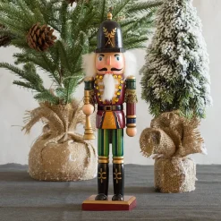 Christmas Nutcracker Figures Ornaments (30cm/11.81in), Room Decor, Scene Decor, Desktop Decor, Christmas Supplies, Christmas Ornaments