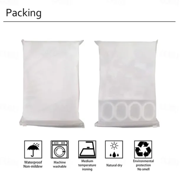 Christmas Shower Curtain Waterproof Fabric Bathroom Decoration and Modern and Classic Theme and Christmas