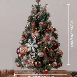 Christmas Tree Light Package Desktop Counter 45cm 60cm Luminous Christmas Tree Decoration Supplies