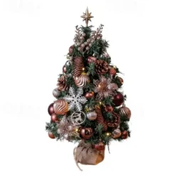 Christmas Tree Light Package Desktop Counter 45cm 60cm Luminous Christmas Tree Decoration Supplies