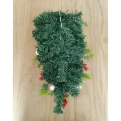 Christmas Wreath Outdoor for Front Door Winter Wreath Window Wall Decoration Peppermint Candy Cane Wreath Christmas Upside Down Tree Christmas Door Christmas Candy Upside Down Tree