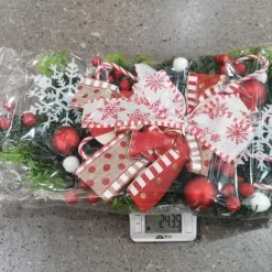 Christmas Wreath Outdoor for Front Door Winter Wreath Window Wall Decoration Peppermint Candy Cane Wreath Christmas Upside Down Tree Christmas Door Christmas Candy Upside Down Tree