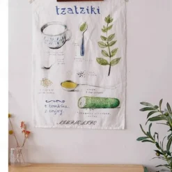 Classic Pure Cotton English Printed Placemats, Restaurant Table Decorations, Hanging Towels, Shooting Background Cloth