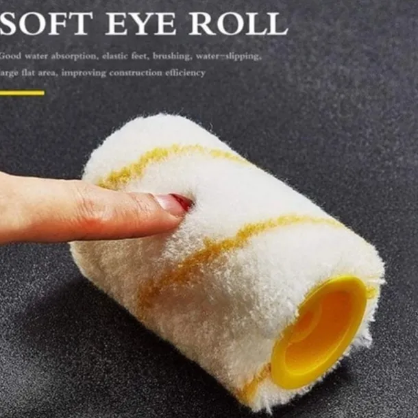 Clean-Cut Paint Edger Roller Brush Painting Safe Tools Set for Wall Ceiling