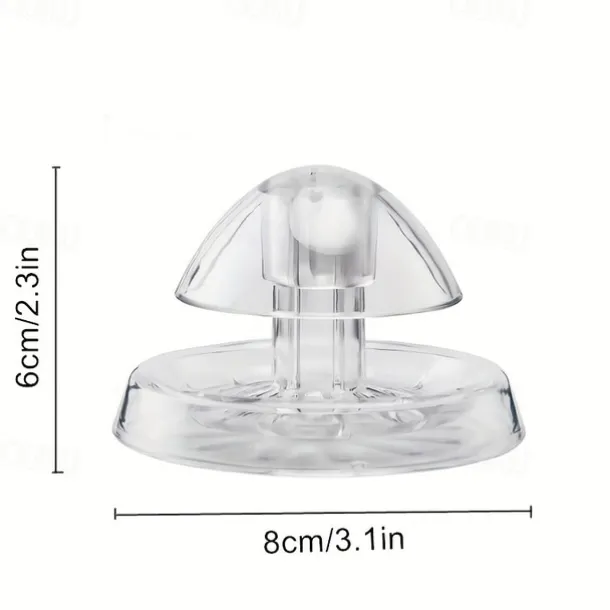 Clear Snail Trap for Aquariums, Fish Tank Snail Catcher, Pest Remover for Aquatic Plants, Fun Snail Control, Bait Not Included