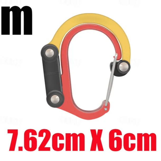 Climbing Carabiner D Type Carabiner Hook Aluminium Alloy Hanging Carabin