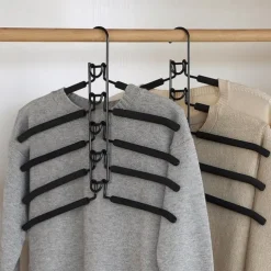 Clothes Hanger Multi-Functional Multi-Layer Hanger Magic Home Wardrobe Storage Artifact Hanging Hanger Folding Hanger 40*40Cm