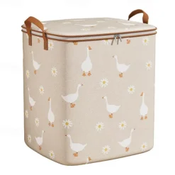 Clothes Storage Bags with Durable Carry Handles, Portable Non-Woven Clothes Quilt Storage Bag, Clothes Storage Bins Foldable Closet Organizer Storage Containers