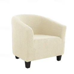 Club Chair Cover Barrel Burgundy Chair Slipcover Stretch Tub Chair Slipcover, Arm Chair Sofa Cover For Dogs Pet,Washable Couch Furniture Protector Soft Durable