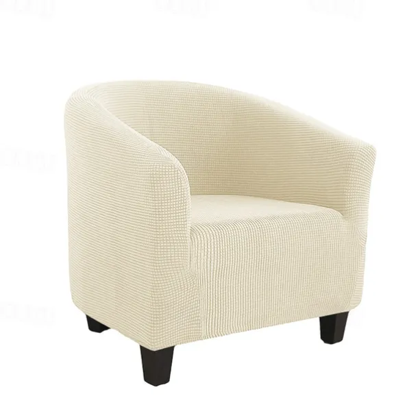 Club Chair Cover Barrel Burgundy Chair Slipcover Stretch Tub Chair Slipcover, Arm Chair Sofa Cover For Dogs Pet,Washable Couch Furniture Protector Soft Durable