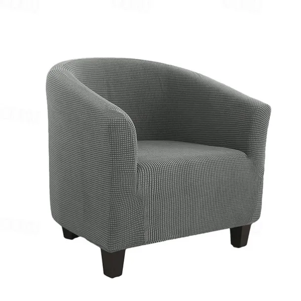 Club Chair Cover Barrel Burgundy Chair Slipcover Stretch Tub Chair Slipcover, Arm Chair Sofa Cover For Dogs Pet,Washable Couch Furniture Protector Soft Durable