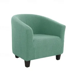 Club Chair Cover Barrel Burgundy Chair Slipcover Stretch Tub Chair Slipcover, Arm Chair Sofa Cover For Dogs Pet,Washable Couch Furniture Protector Soft Durable