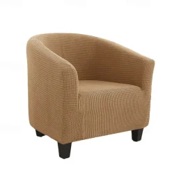 Club Chair Cover Barrel Burgundy Chair Slipcover Stretch Tub Chair Slipcover, Arm Chair Sofa Cover For Dogs Pet,Washable Couch Furniture Protector Soft Durable