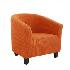 Club Chair Cover Barrel Burgundy Chair Slipcover Stretch Tub Chair Slipcover, Arm Chair Sofa Cover For Dogs Pet,Washable Couch Furniture Protector Soft Durable