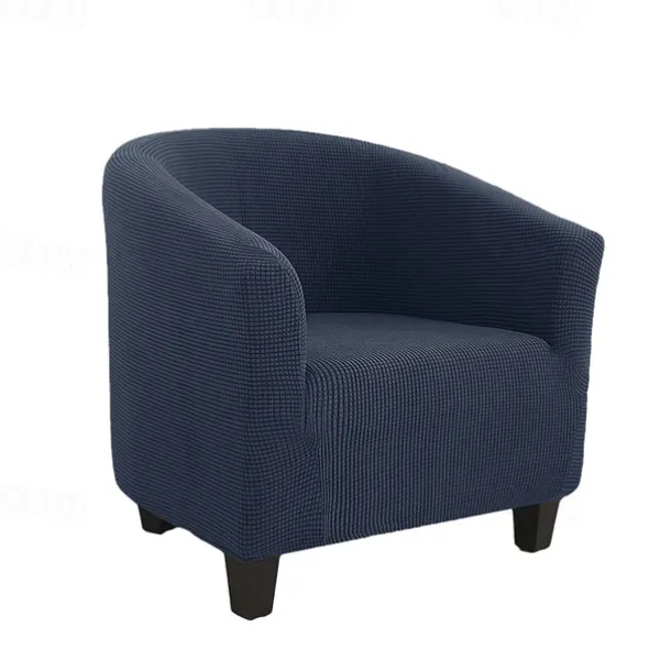 Club Chair Cover Barrel Burgundy Chair Slipcover Stretch Tub Chair Slipcover, Arm Chair Sofa Cover For Dogs Pet,Washable Couch Furniture Protector Soft Durable