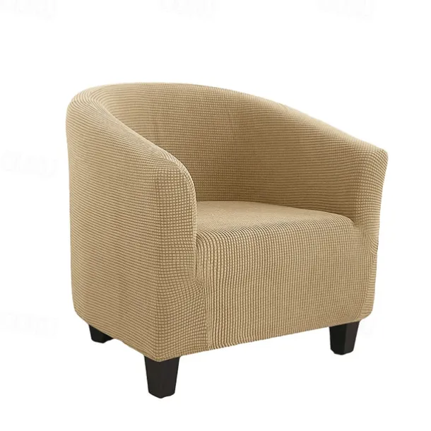 Club Chair Cover Barrel Burgundy Chair Slipcover Stretch Tub Chair Slipcover, Arm Chair Sofa Cover For Dogs Pet,Washable Couch Furniture Protector Soft Durable