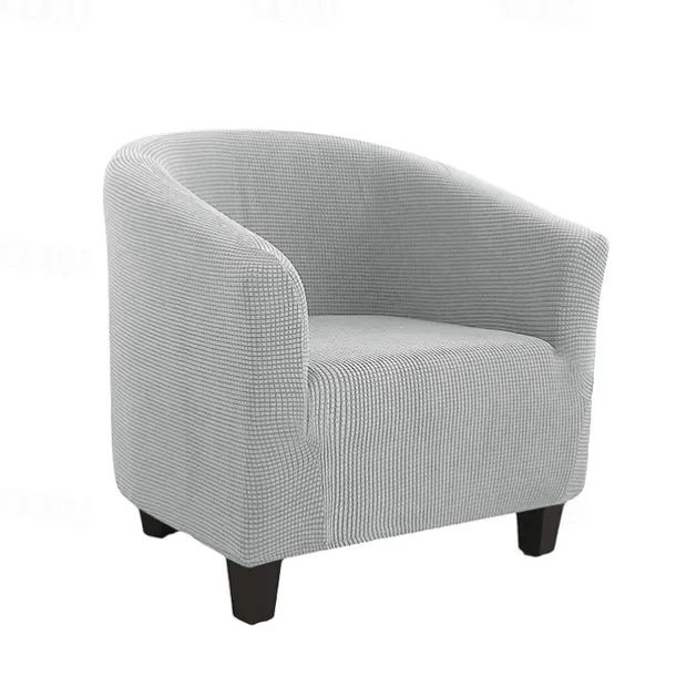 Club Chair Cover Barrel Burgundy Chair Slipcover Stretch Tub Chair Slipcover, Arm Chair Sofa Cover For Dogs Pet,Washable Couch Furniture Protector Soft Durable