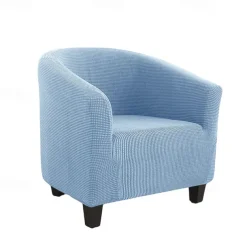 Club Chair Cover Barrel Burgundy Chair Slipcover Stretch Tub Chair Slipcover, Arm Chair Sofa Cover For Dogs Pet,Washable Couch Furniture Protector Soft Durable