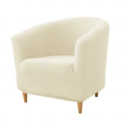 Club Chair Cover Barrel Chair Slipcover Burgundy Stretch Tub Chair Slipcover, Arm Chair Sofa Cover For Dogs Pet, Washable Couch Furniture Protector Soft Durable