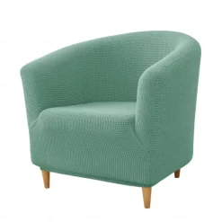 Club Chair Cover Barrel Chair Slipcover Burgundy Stretch Tub Chair Slipcover, Arm Chair Sofa Cover For Dogs Pet, Washable Couch Furniture Protector Soft Durable