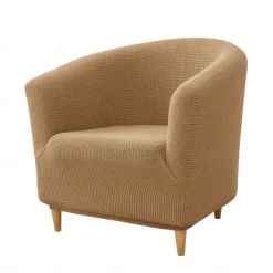 Club Chair Cover Barrel Chair Slipcover Burgundy Stretch Tub Chair Slipcover, Arm Chair Sofa Cover For Dogs Pet, Washable Couch Furniture Protector Soft Durable