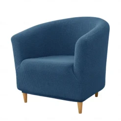 Club Chair Cover Barrel Chair Slipcover Burgundy Stretch Tub Chair Slipcover, Arm Chair Sofa Cover For Dogs Pet, Washable Couch Furniture Protector Soft Durable