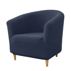 Club Chair Cover Barrel Chair Slipcover Burgundy Stretch Tub Chair Slipcover, Arm Chair Sofa Cover For Dogs Pet, Washable Couch Furniture Protector Soft Durable