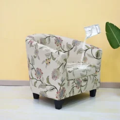 Club Chair Cover Barrel Chair Slipcover Stretch Tub Chair Slipcover, Arm Chair Sofa Cover For Dogs Pet,Washable Couch Furniture Protector Soft Durable