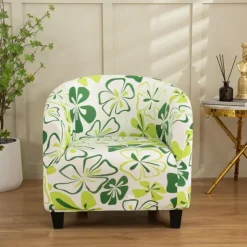 Club Chair Cover Barrel Chair Slipcover Stretch Tub Chair Slipcover, Arm Chair Sofa Cover For Dogs Pet,Washable Couch Furniture Protector Soft Durable