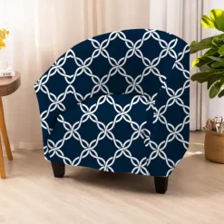 Club Chair Cover Stretchy and Durable Slipcover Furniture Protector for a Modern and Elegant Look Ideal for Living Room or Lounge Decor