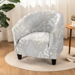 Club Chair Cover Stretchy and Durable Slipcover Furniture Protector for a Modern and Elegant Look Ideal for Living Room or Lounge Decor