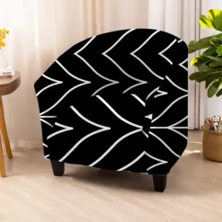 Club Chair Cover Stretchy and Durable Slipcover Furniture Protector for a Modern and Elegant Look Ideal for Living Room or Lounge Decor