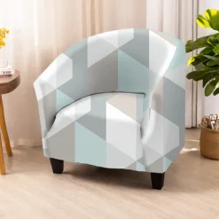 Club Chair Cover Stretchy and Durable Slipcover Furniture Protector for a Modern and Elegant Look Ideal for Living Room or Lounge Decor