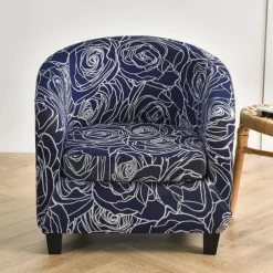 Club Chair Slipcover Barrel Chair Slipcover Stretch Armchair Covers Tub Chair Covers Sofa Cover Couch Furniture Protector With Seat Cushion Cover Couch Covers for Living Room