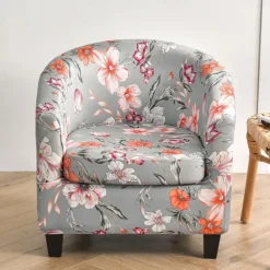 Club Chair Slipcover Barrel Chair Slipcover Stretch Armchair Covers Tub Chair Covers Sofa Cover Couch Furniture Protector With Seat Cushion Cover Couch Covers for Living Room