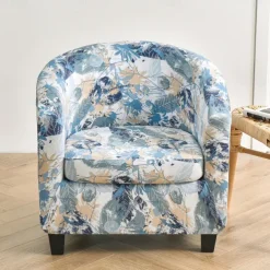 Club Chair Slipcover Barrel Chair Slipcover Stretch Armchair Covers Tub Chair Covers Sofa Cover Couch Furniture Protector With Seat Cushion Cover Couch Covers for Living Room