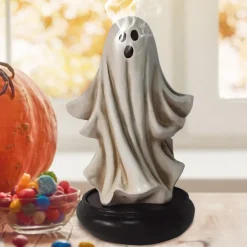 19cm 7.5inch Ghost Incense Holder Halloween Ghost Incense Holder Incense Burner Decoration Gift