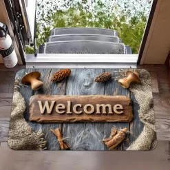 Cobblestone Pattern Doormat Kitchen Mat Floor Mat Non-Slip Area Rug Oil Proof Rug Indoor Outdoor Mat Bedroom Decor Bathroom Mat Entrance Rug