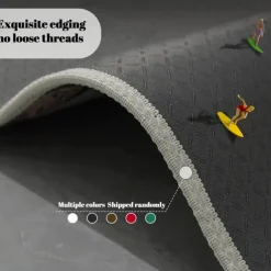 Cobblestone Semi-round Doormat Kitchen Mat Floor Mat Non-Slip Area Rug Oil Proof Rug Indoor Outdoor Mat Bedroom Decor Bathroom Mat Entrance Rug Spring Summer