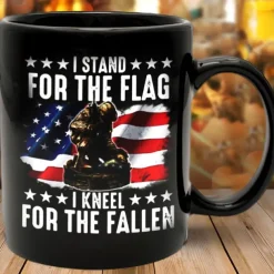 Coffee Mug 3D Print for Veterans Day,Black Mug Independence Day Black Mug For Memorial Day/The Fourth of July