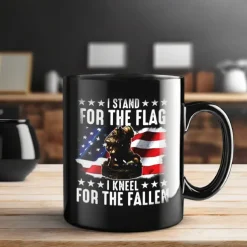 Coffee Mug 3D Print for Veterans Day,Black Mug Independence Day Black Mug For Memorial Day/The Fourth of July