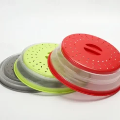 Collapsible Microwave Cover, Microwave Lid, Multifunctional Microwave Splatter Guard, Microwave Plate Cover With Steam Vent, Kitchen Gadgets, Kitchen Stuff
