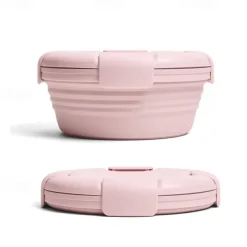 Collapsible Silicone Food Container & Travel Bowl Set - Leakproof, BPA-Free & Space Saving for Camping & Travel