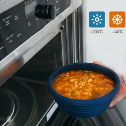 Collapsible Silicone Food Container & Travel Bowl Set - Leakproof, BPA-Free & Space Saving for Camping & Travel