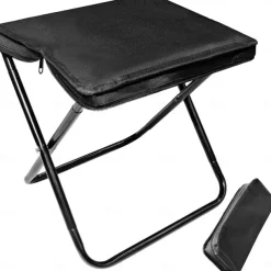 Collapsible Stool Portable Chair Lightweight Portable Stool for Adults Portable Chairs for Adults Holds Up to 330LBS Ideal for Camping Hiking Outdoors and Events