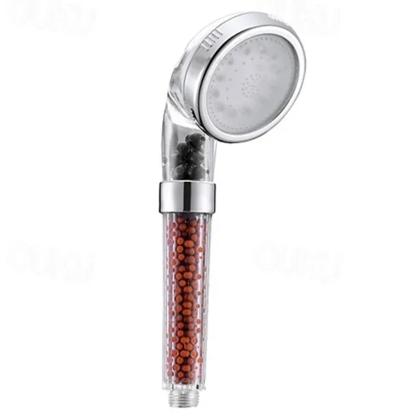 3-Color Temperature Sensitive LED Color Changing Hand Shower / ABS Water Powered Color Changing LED Hand Shower High Quality