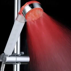 3-Color Temperature Sensitive LED Color Changing Hand Shower